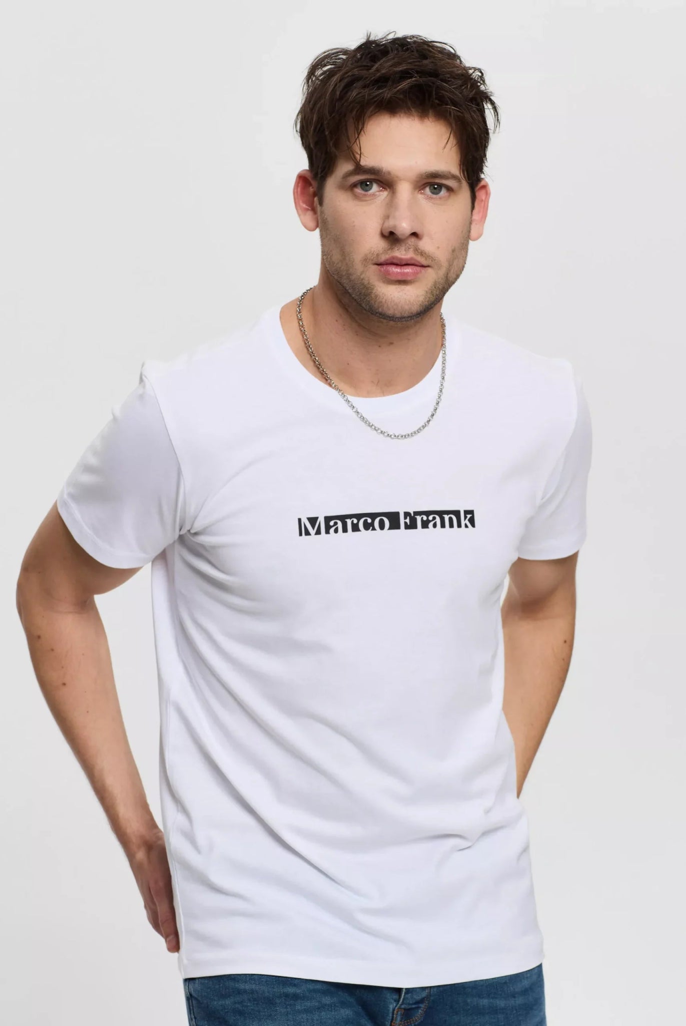 André : T-Shirt avec Logo Imprimé