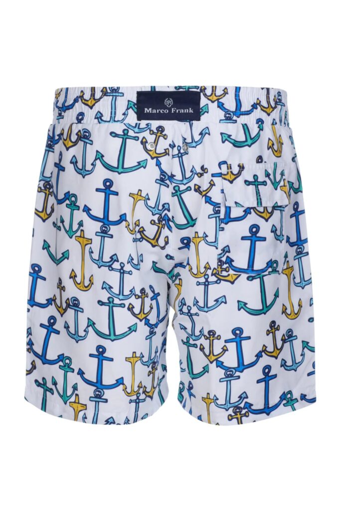 Aramis : Short de Bain à Imprimé Ancre, séchage rapide - 4