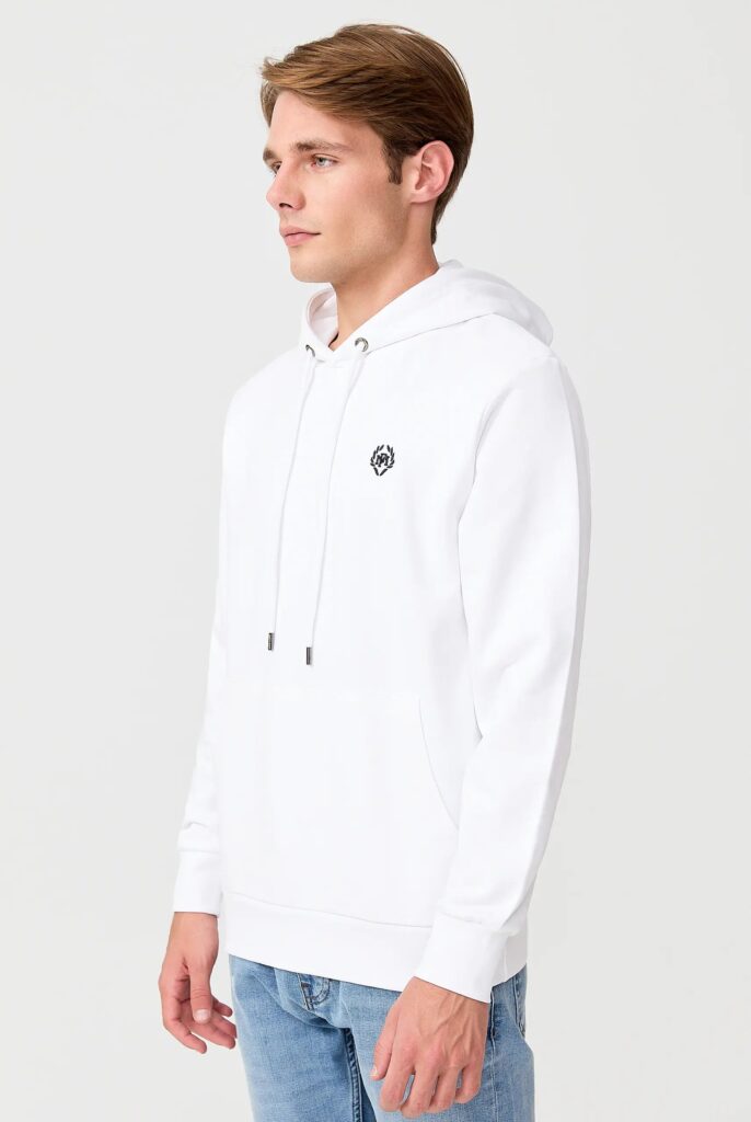 Charles : Sweat à Capuche Avec Logo Emblématique Brodé - 23