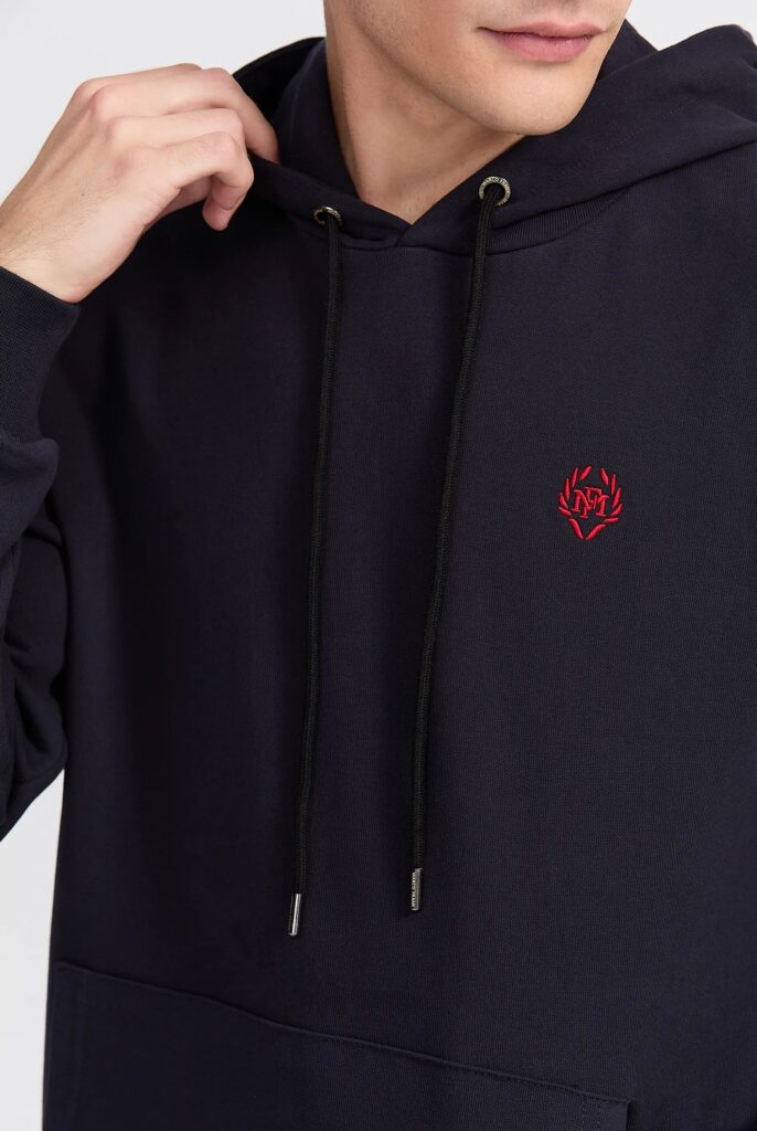 Charles : Sweat à Capuche Avec Logo Emblématique Brodé - 64