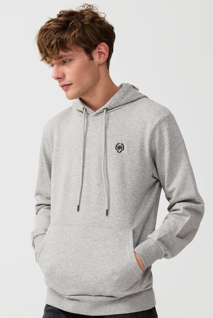 Charles : Sweat à Capuche Avec Logo Emblématique Brodé - 42