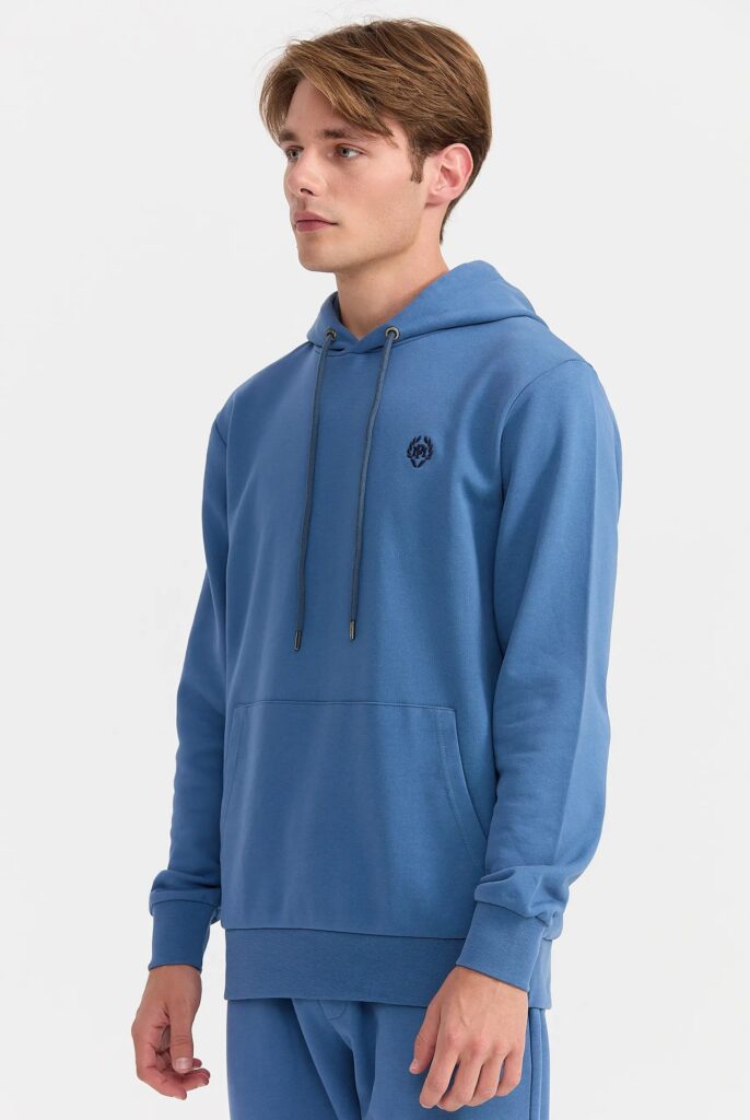 Charles : Sweat à Capuche Avec Logo Emblématique Brodé - 57