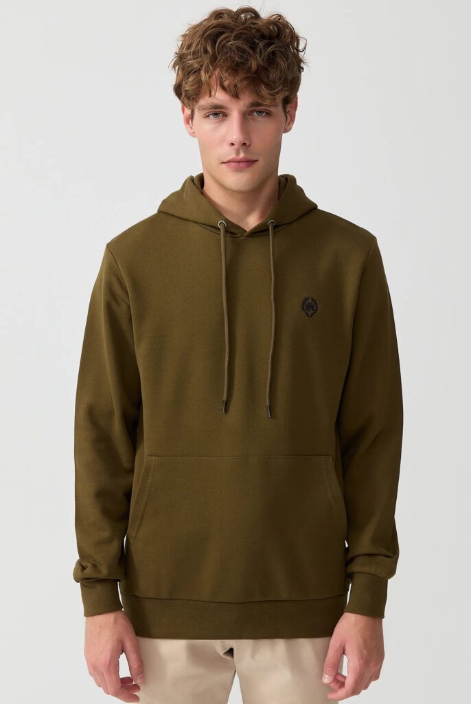 Charles : Sweat à Capuche Avec Logo Emblématique Brodé - 36