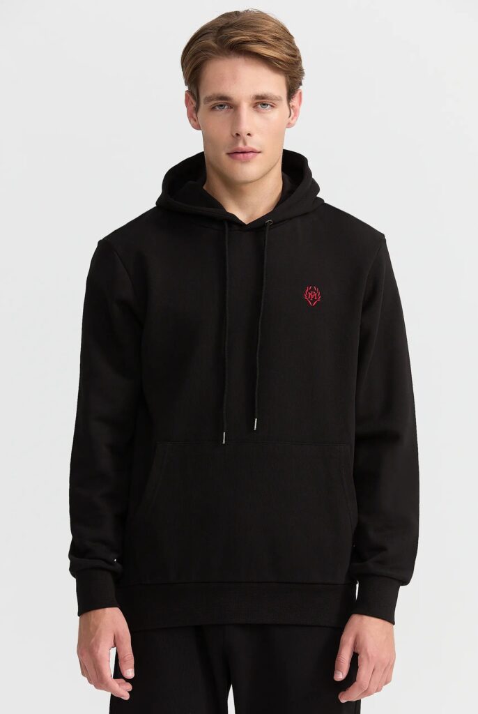 Charles : Sweat à Capuche Avec Logo Emblématique Brodé - 4