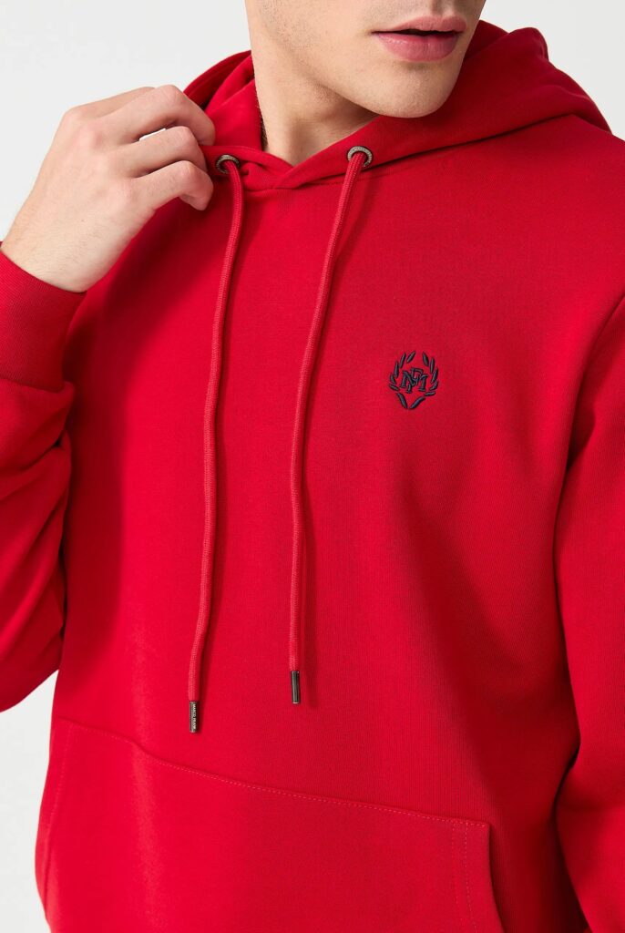 Charles : Sweat à Capuche Avec Logo Emblématique Brodé - 29