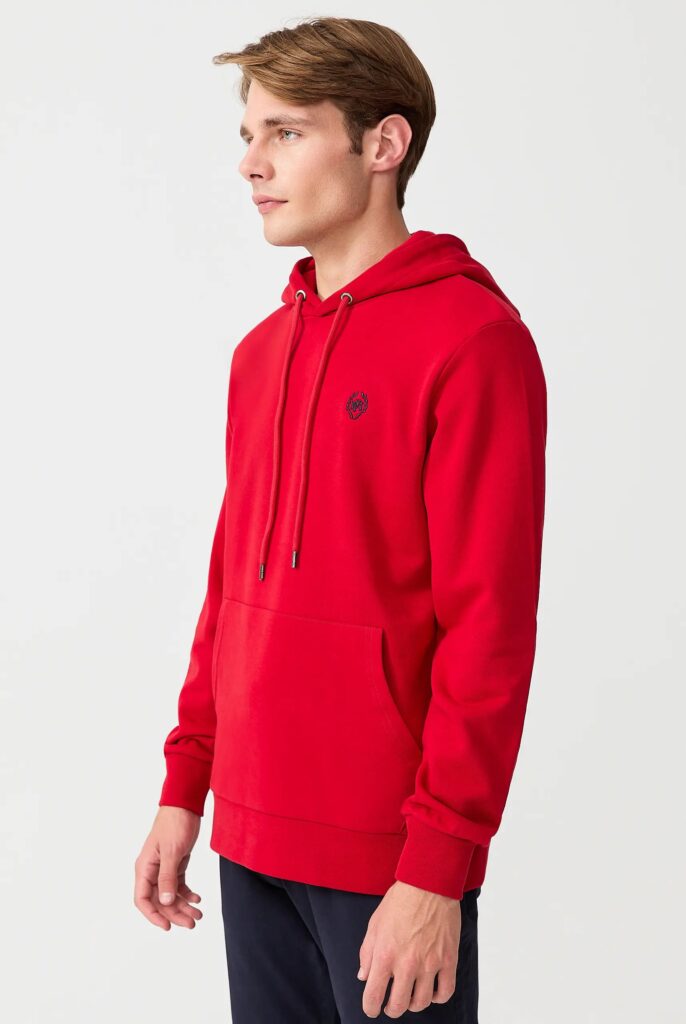 Charles : Sweat à Capuche Avec Logo Emblématique Brodé - 32