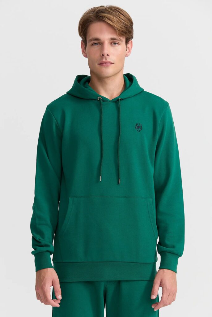 Charles : Sweat à Capuche Avec Logo Emblématique Brodé - 16