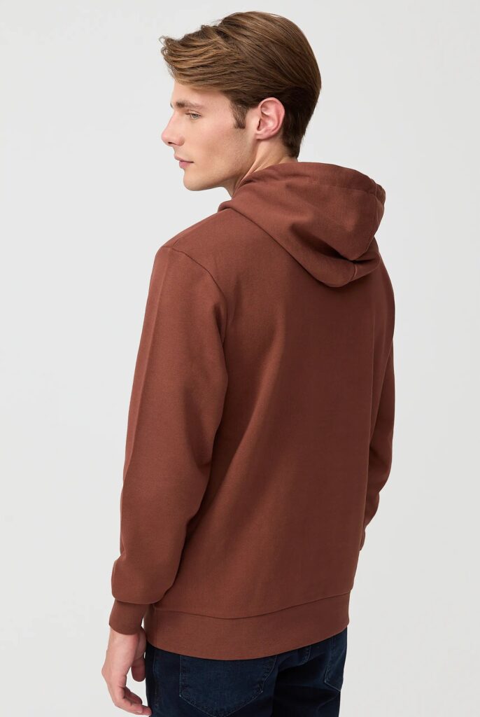 Corbin : Sweat à Capuche Avec Logo Brodé - 15