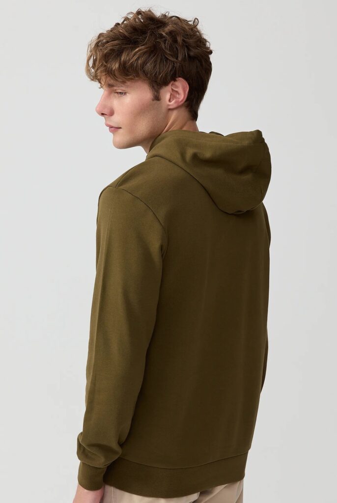 Corbin : Sweat à Capuche Avec Logo Brodé - 50