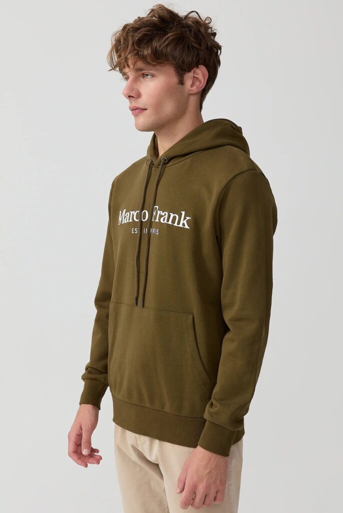 Corbin : Sweat à Capuche Avec Logo Brodé - 52