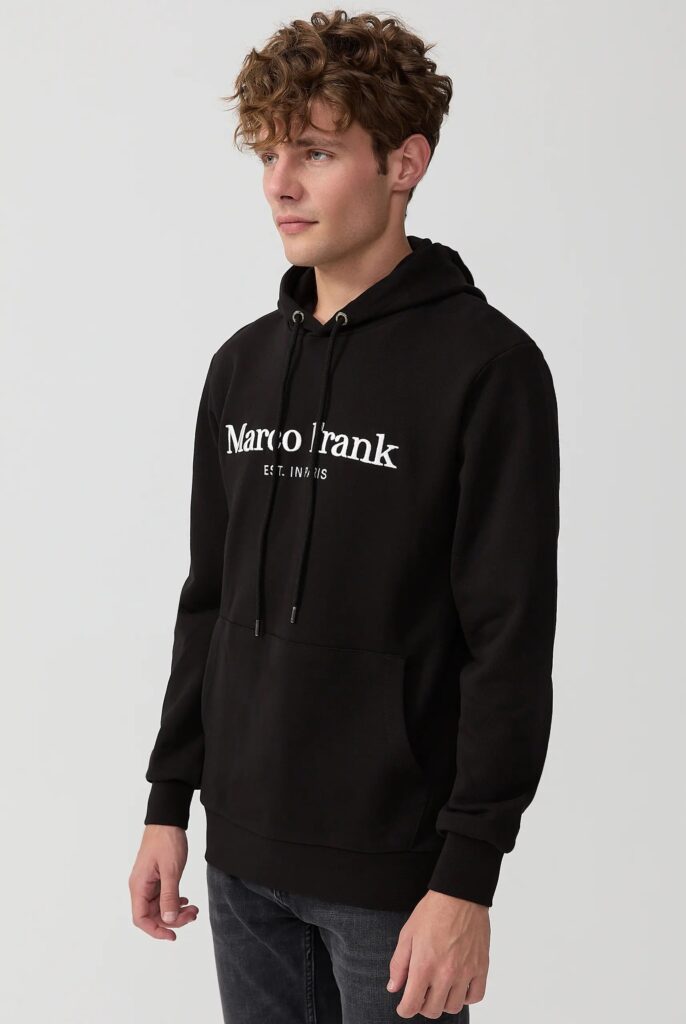 Corbin : Sweat à Capuche Avec Logo Brodé - 67