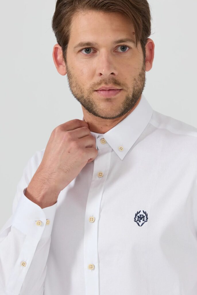 Cyril : Chemise en coton d’Oxford Coupe Classique - 27