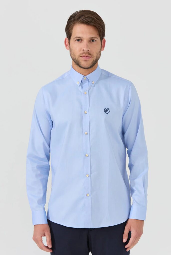 Cyril : Chemise en coton d’Oxford Coupe Classique - 15