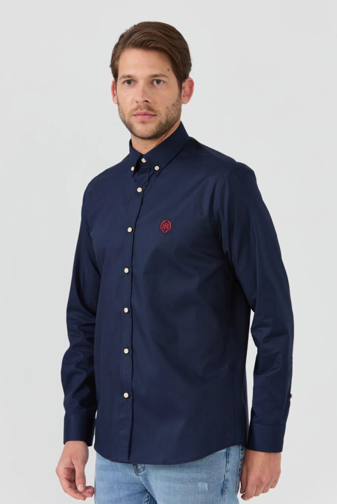 Cyril : Chemise en coton d’Oxford Coupe Classique - 13