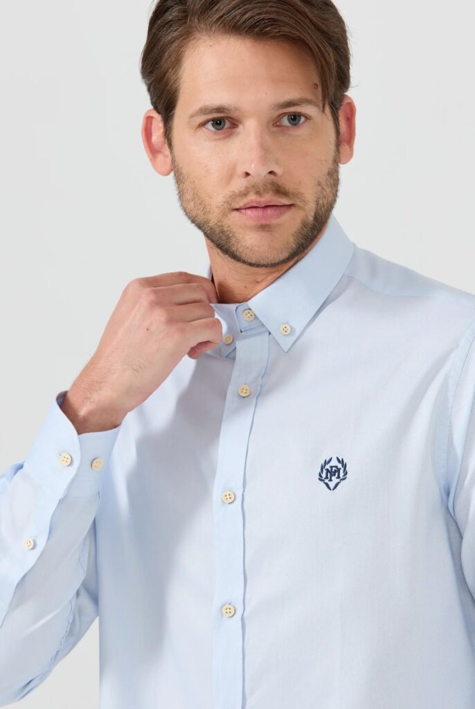 Cyril : Chemise en coton d’Oxford Coupe Classique - 22