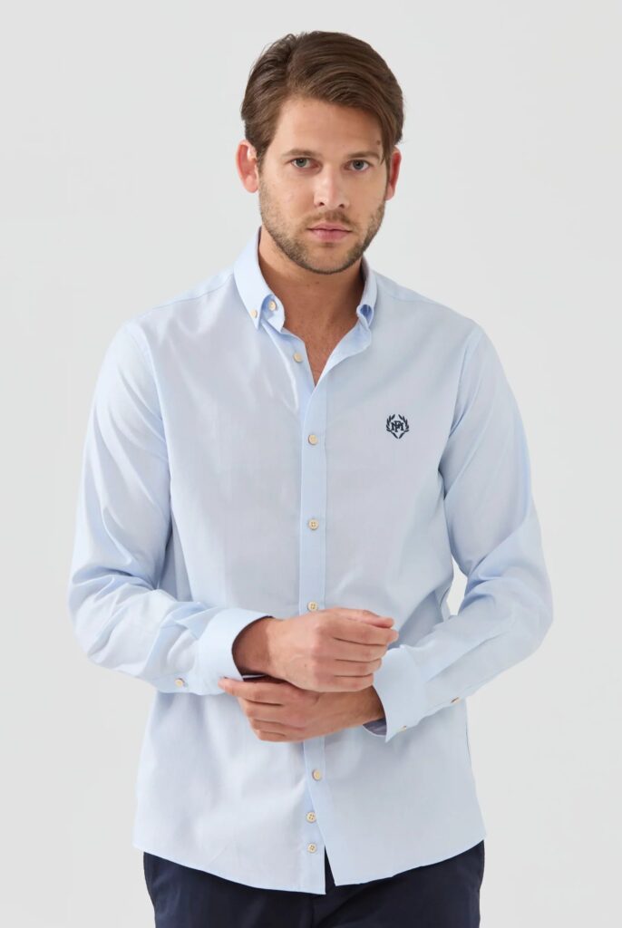 Cyril : Chemise en coton d’Oxford Coupe Classique - 24