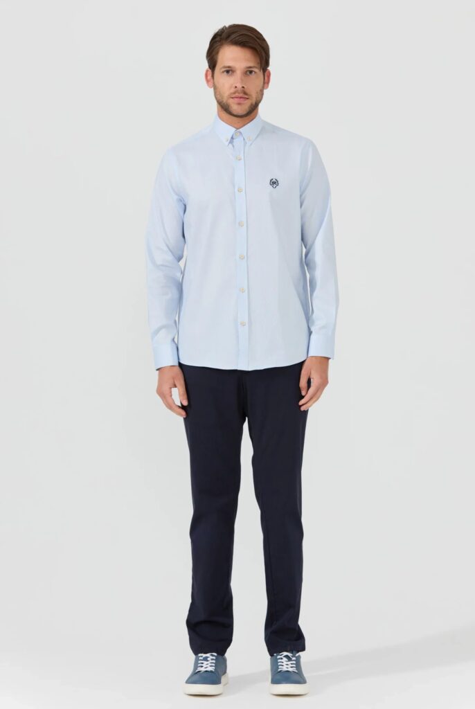 Cyril : Chemise en coton d’Oxford Coupe Classique - 26