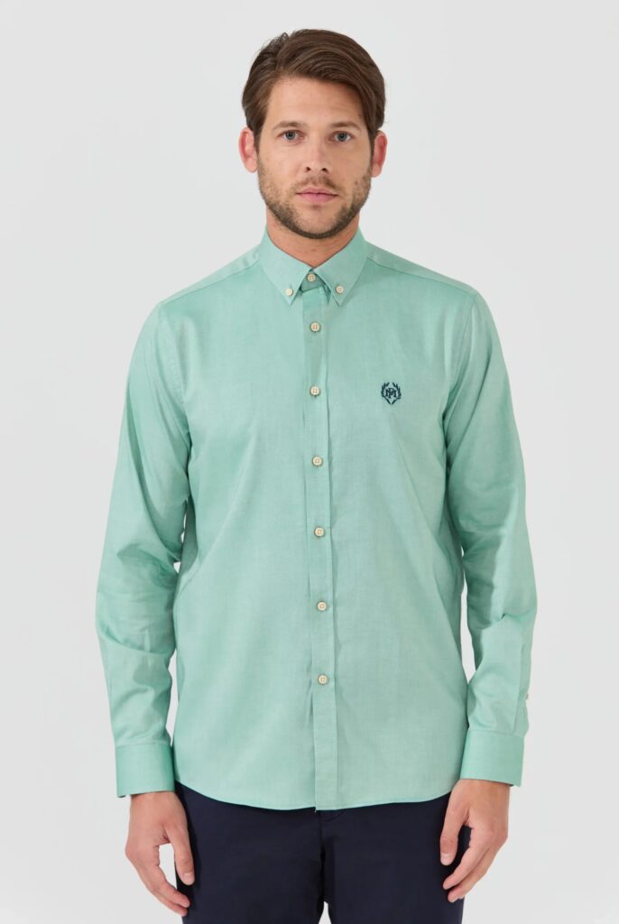 Cyril : Chemise en coton d’Oxford Coupe Classique - 19