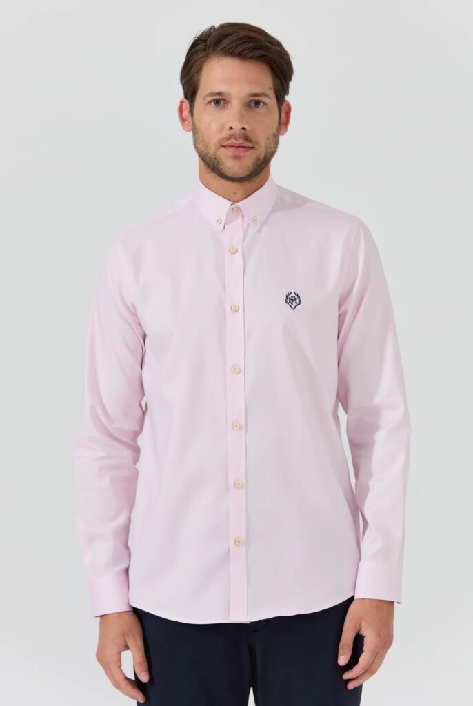 Cyril : Chemise en coton d’Oxford Coupe Classique - 4