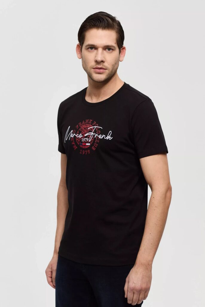 Daniel : T-shirt avec Logo Brodé et Imprimé - 13