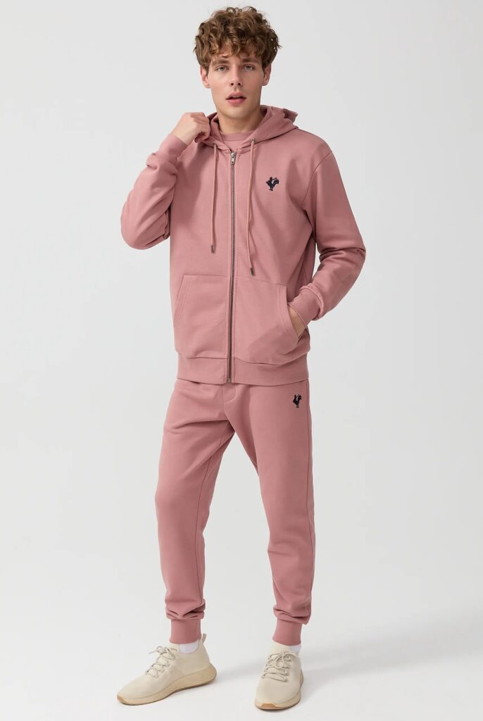 Ducasse : Sweat à Capuche et Fermeture Éclair avec Logo Emblématique du Coq Brodé - 18