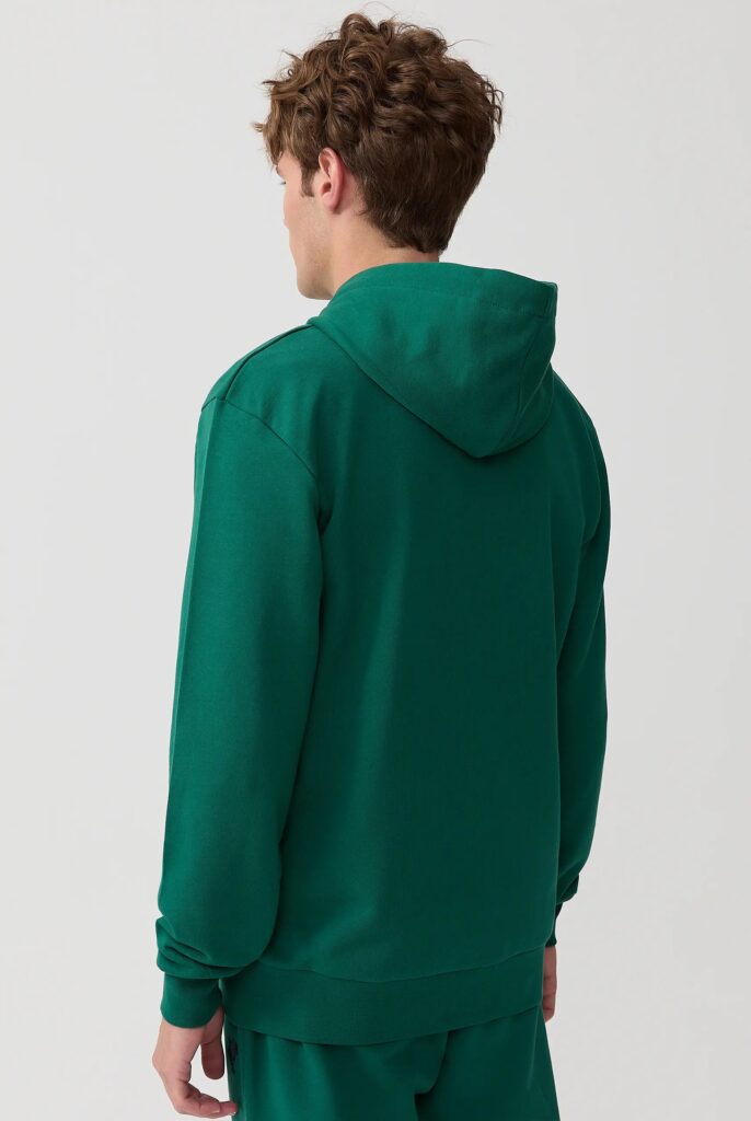 Ducasse : Sweat à Capuche et Fermeture Éclair avec Logo Emblématique du Coq Brodé - 50