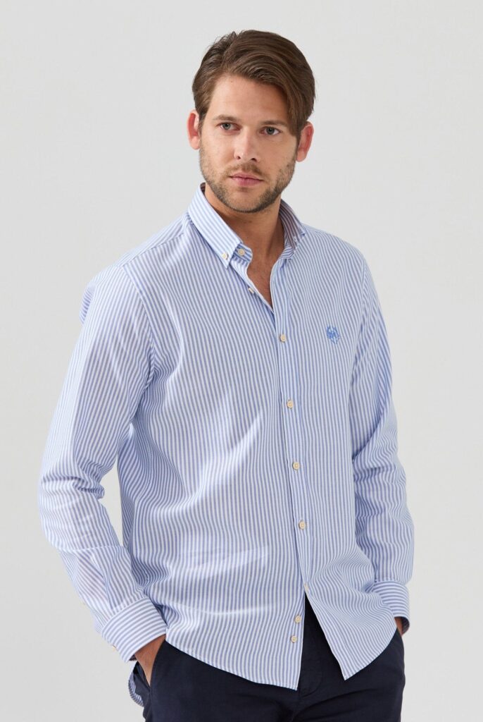 Dumas : Chemise Coupe Droite à rayures - 12