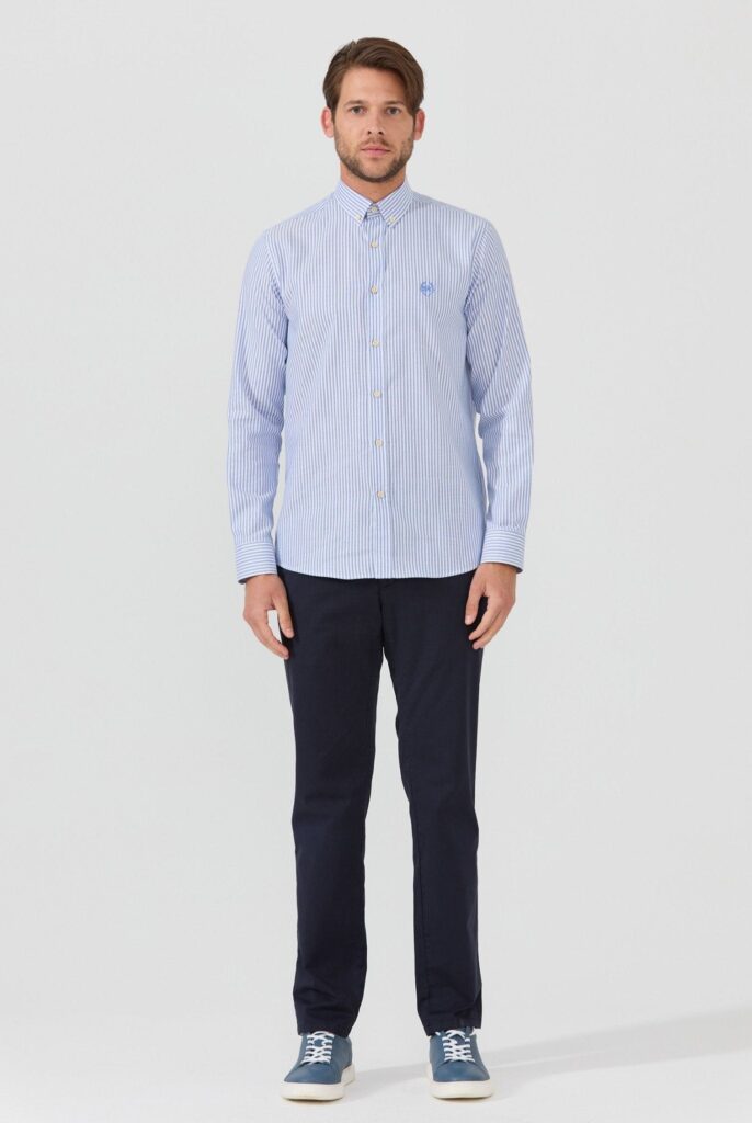 Dumas : Chemise Coupe Droite à rayures - 13