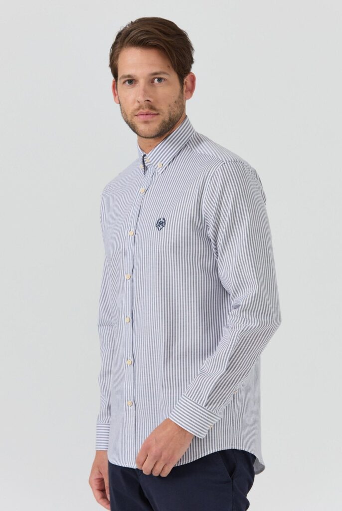 Dumas : Chemise Coupe Droite à rayures - 22