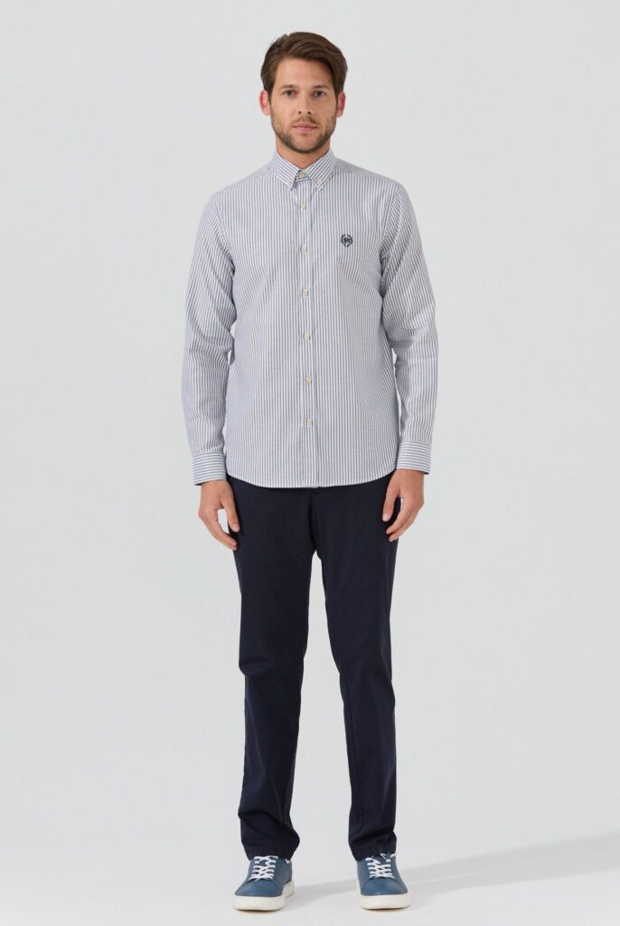 Dumas : Chemise Coupe Droite à rayures - 23