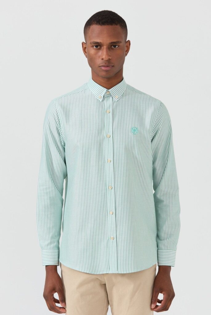 Dumas : Chemise Coupe Droite à rayures - 4