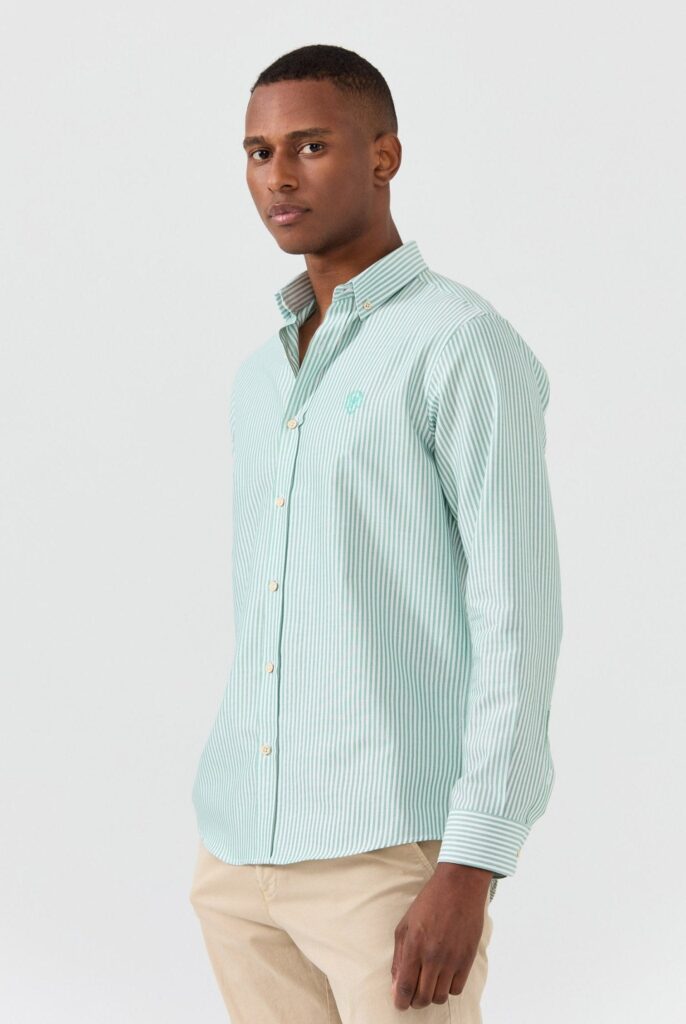 Dumas : Chemise Coupe Droite à rayures - 5