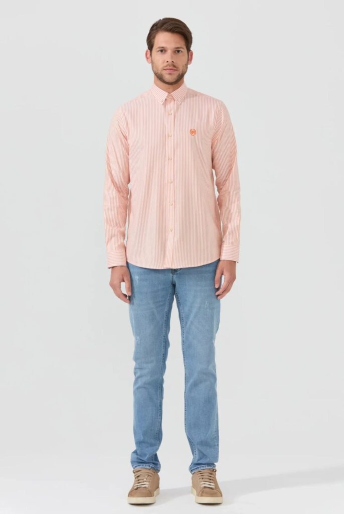 Dumas : Chemise Coupe Droite à rayures - 17