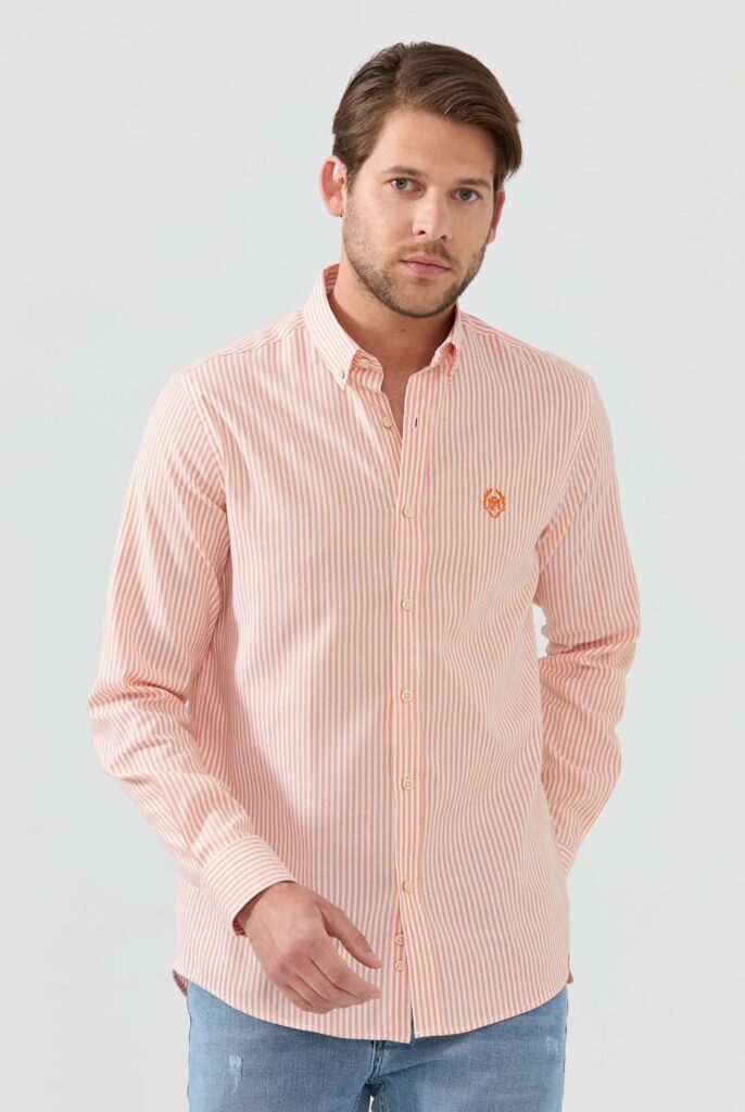 Dumas : Chemise Coupe Droite à rayures - 18