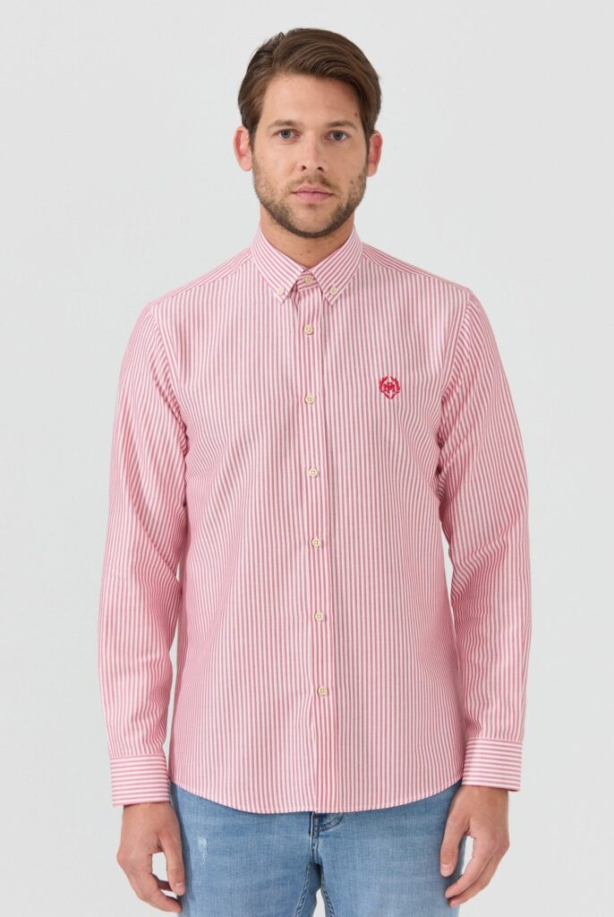 Dumas : Chemise Coupe Droite à rayures - 26