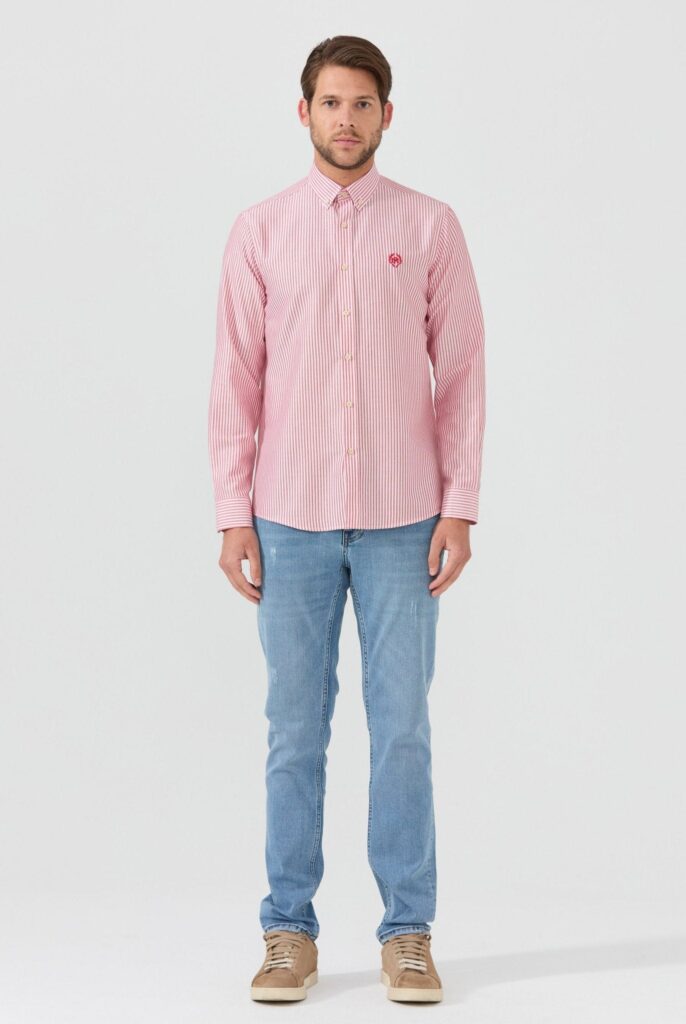 Dumas : Chemise Coupe Droite à rayures - 27