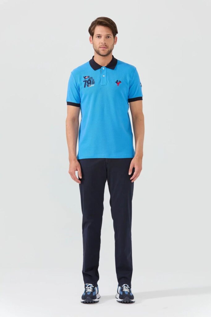 Edouard : Polo avec Logo Bicolore - 13