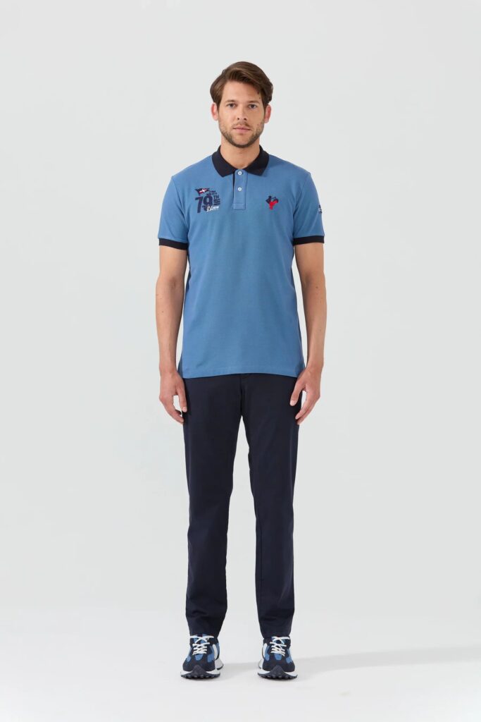 Edouard : Polo avec Logo Bicolore - 31