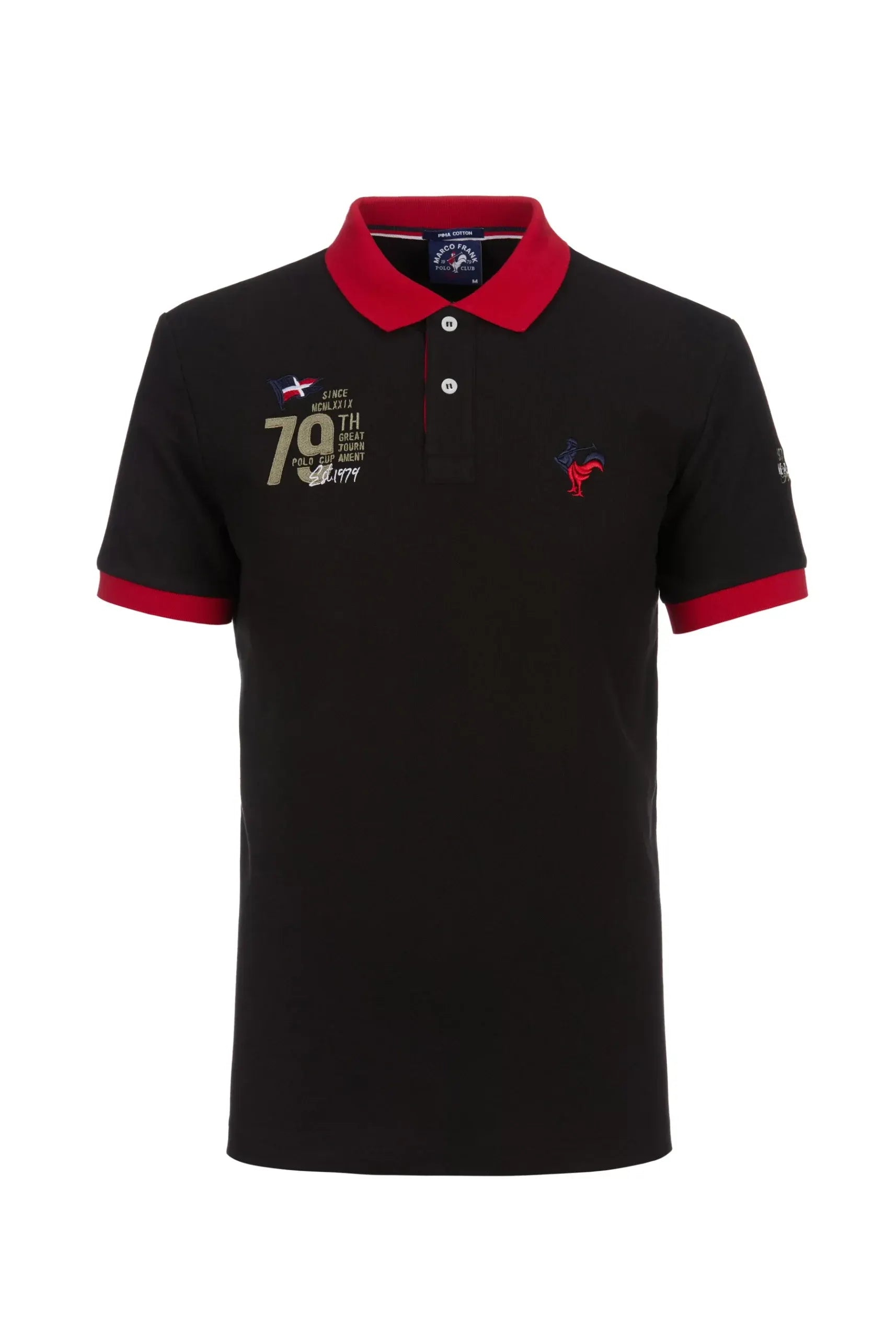 Edouard : Polo avec Logo Bicolore - 1