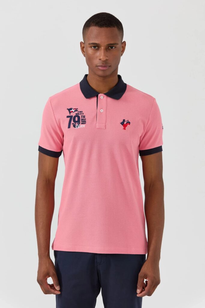 Edouard : Polo avec Logo Bicolore - 21