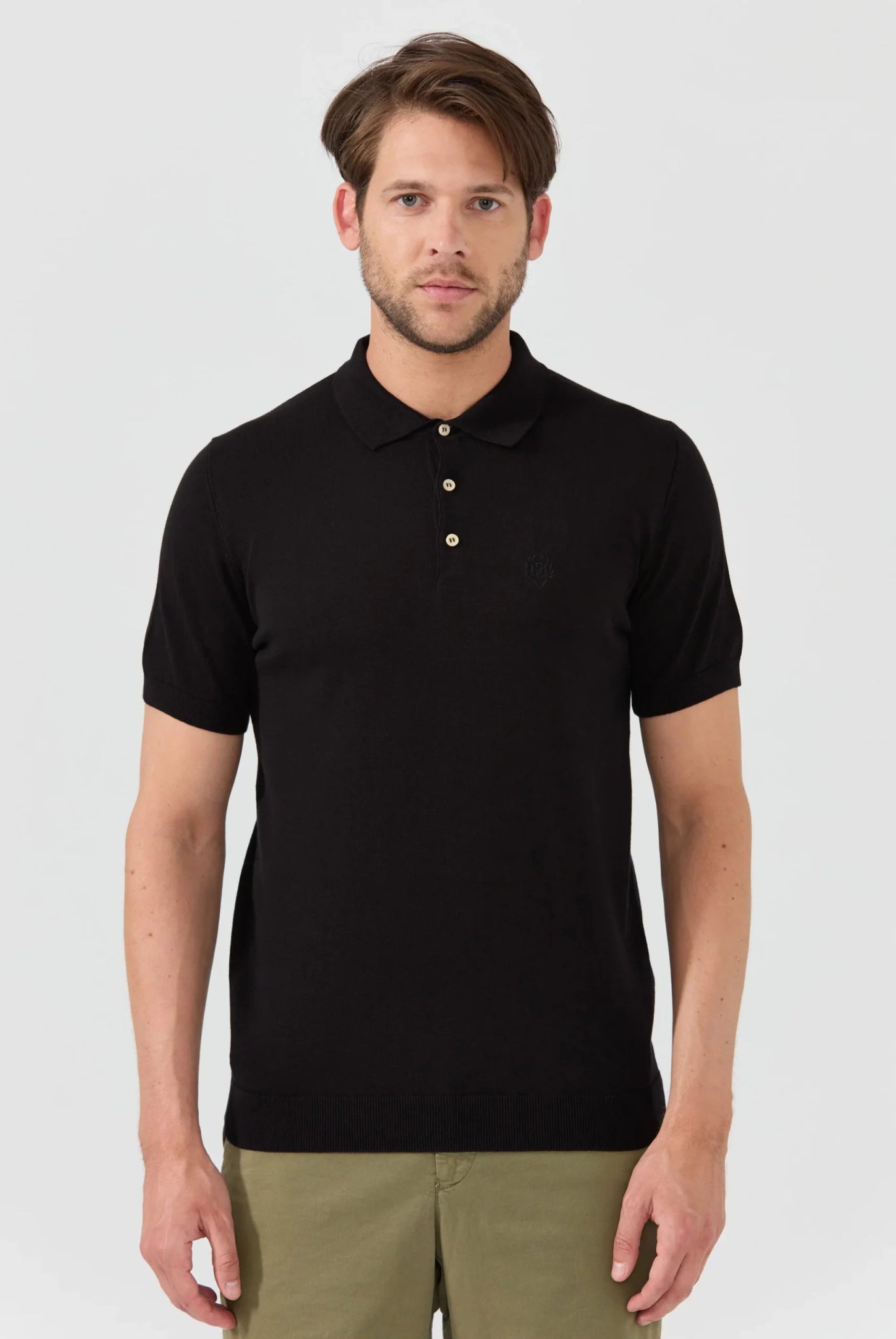 Elroy : Polo avec Logo en couronne Brodé