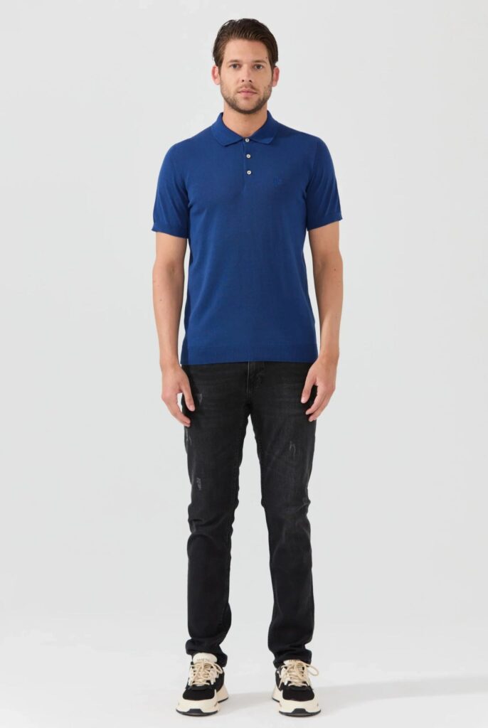 Elroy : Polo avec Logo en couronne Brodé - 12