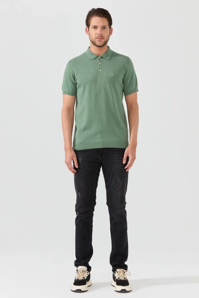 Elroy : Polo avec Logo en couronne Brodé - 15