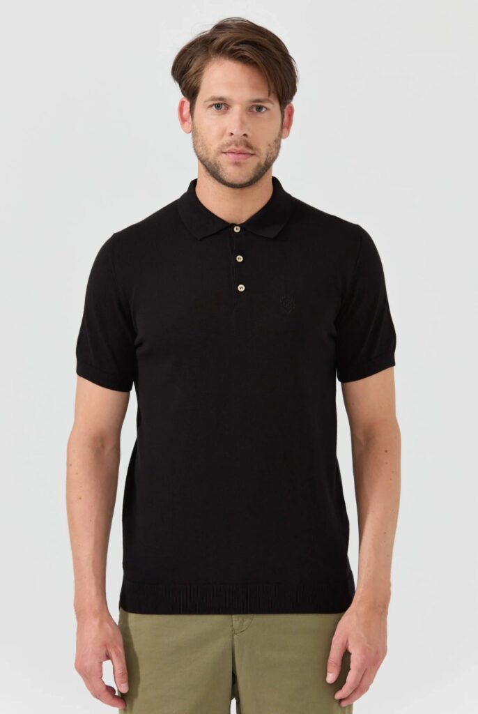 Elroy : Polo avec Logo en couronne Brodé - 3