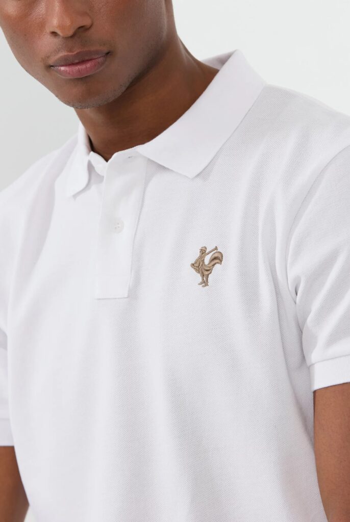 Etienne : Polo avec l’emblématique Logo du Coq Brodé - 24