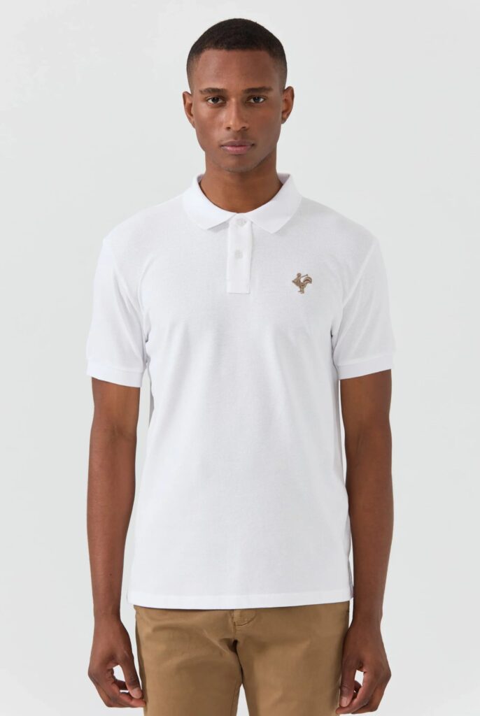 Etienne : Polo avec l’emblématique Logo du Coq Brodé - 25