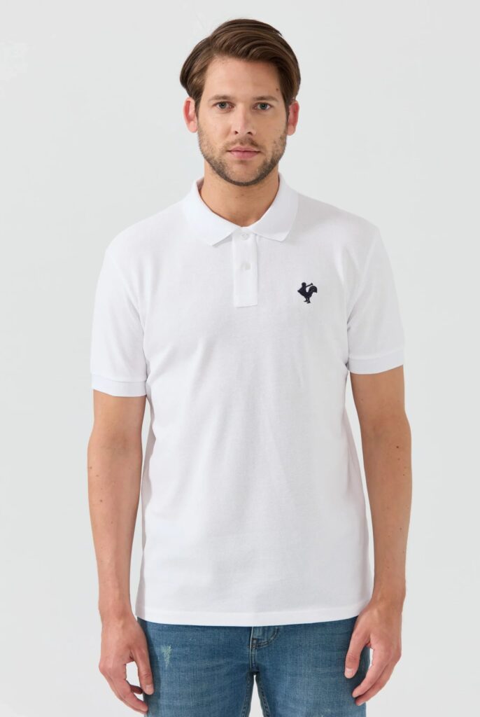 Etienne : Polo avec l’emblématique Logo du Coq Brodé - 22