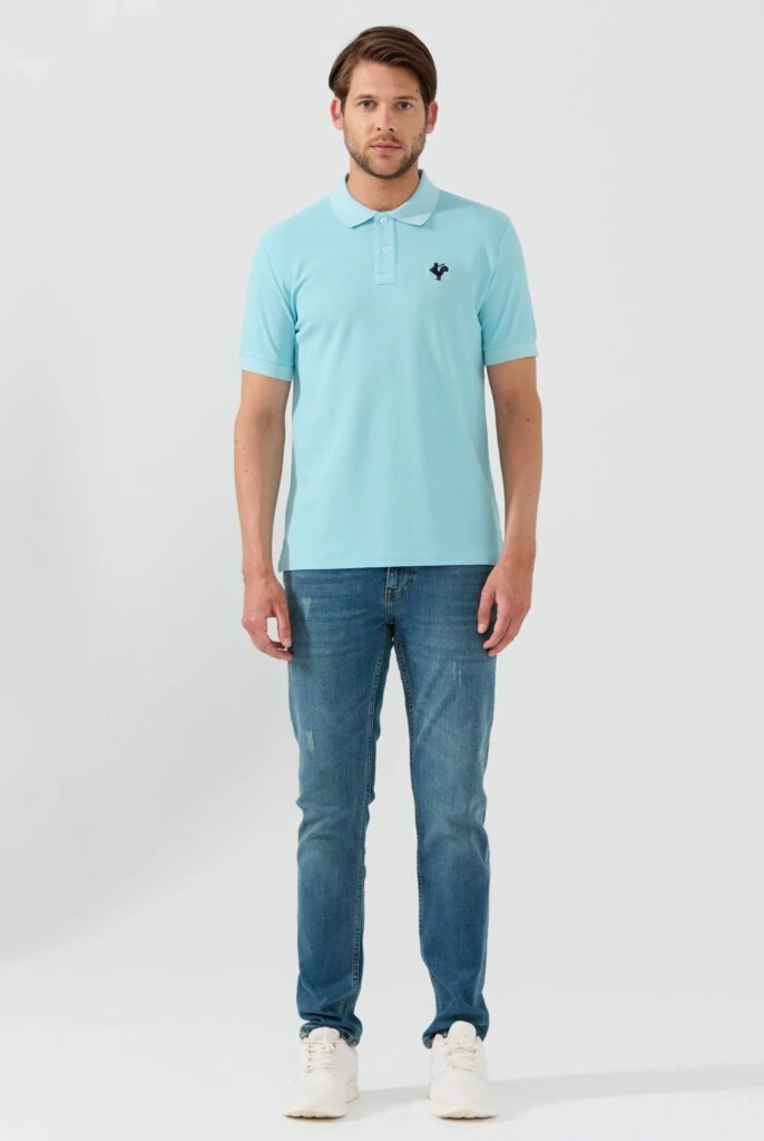 Etienne : Polo avec l’emblématique Logo du Coq Brodé - 32