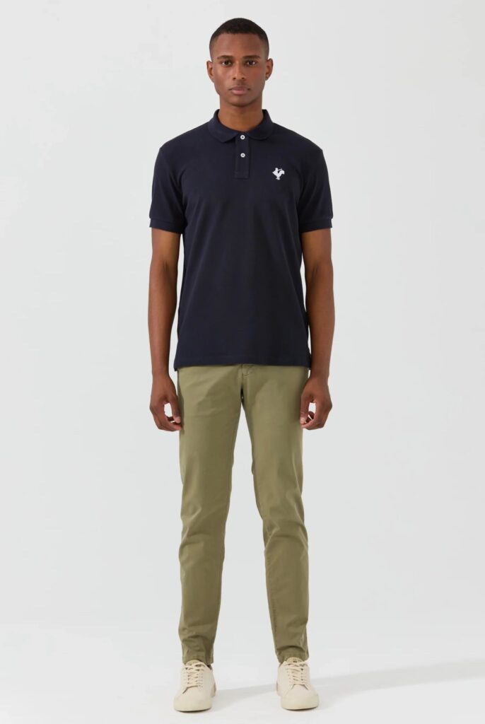 Etienne : Polo avec l’emblématique Logo du Coq Brodé - 44