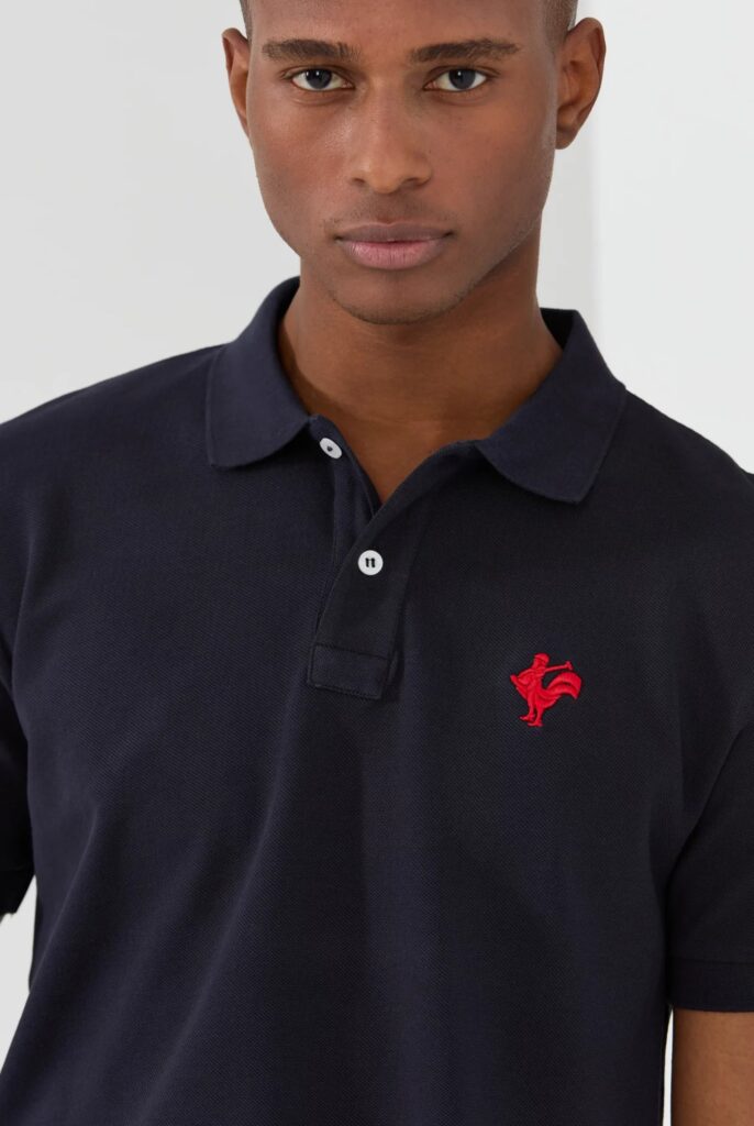 Etienne : Polo avec l’emblématique Logo du Coq Brodé - 36
